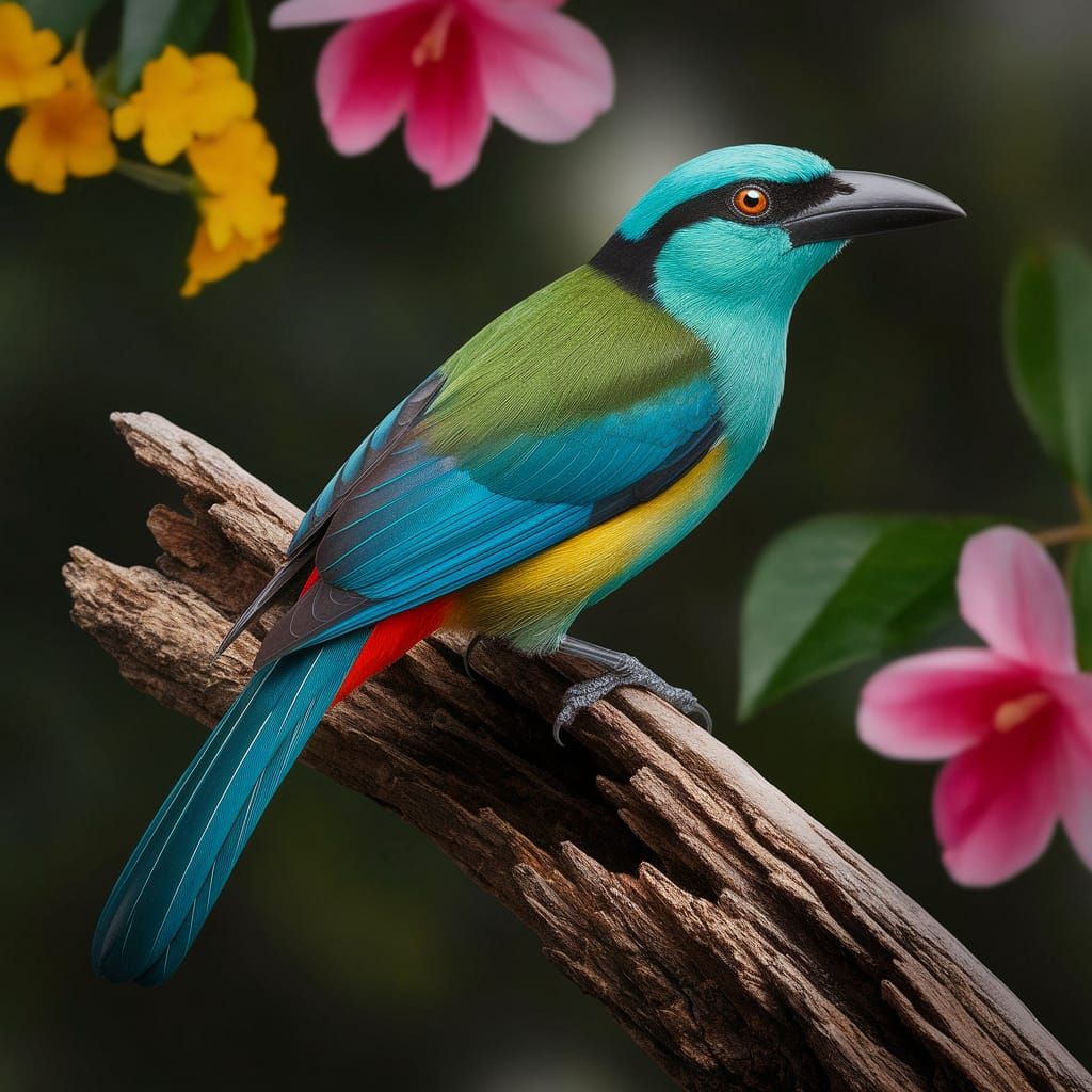 Turquoise-Browed Motmot