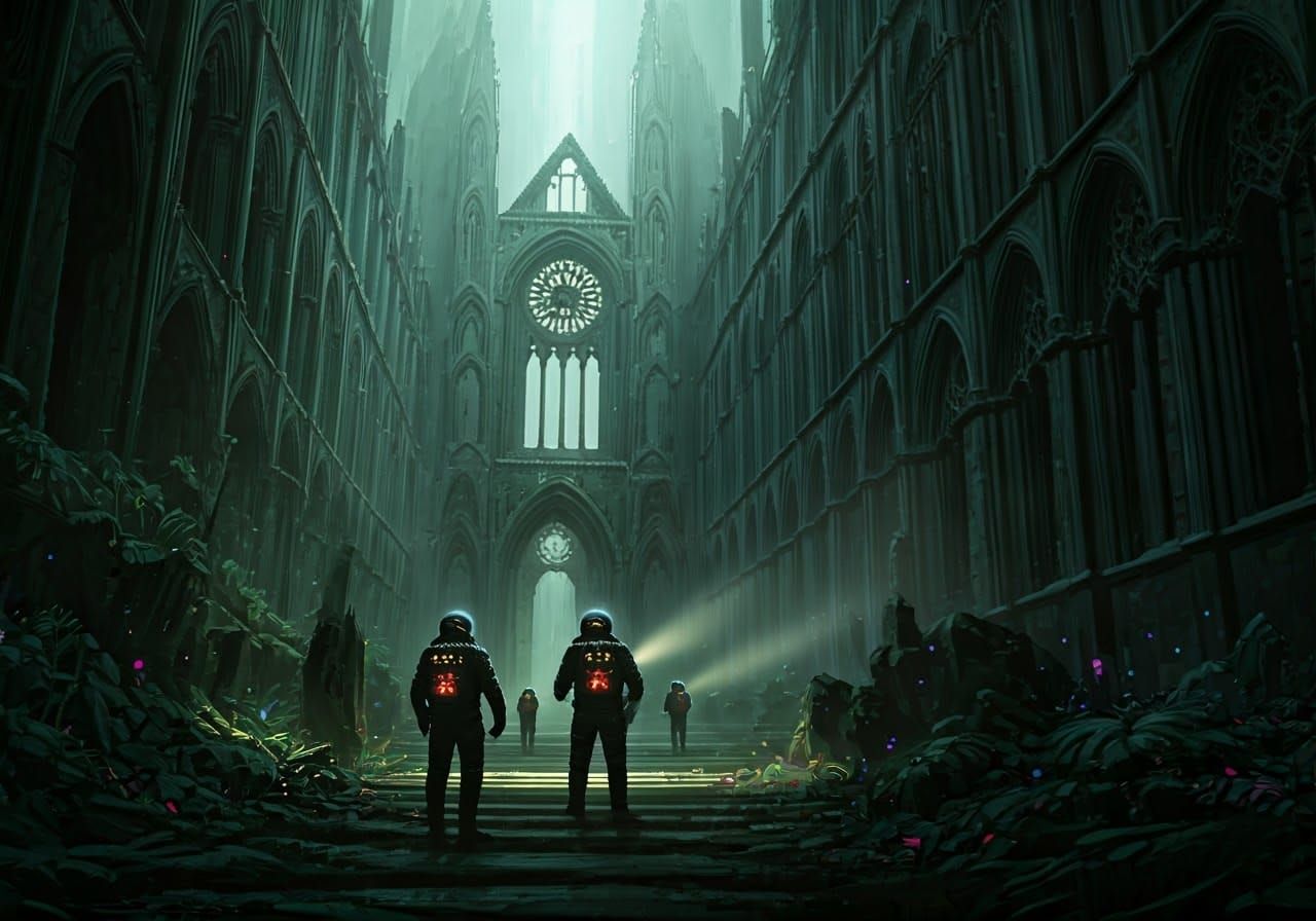 Astronauts Uncover Ancient Alien Cathedral Ruins