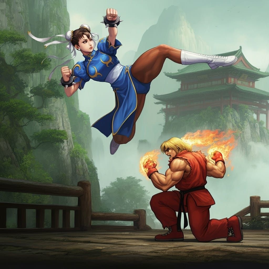 Fierce Female Warrior Faces Off Against Fiery Rival in Tradi...