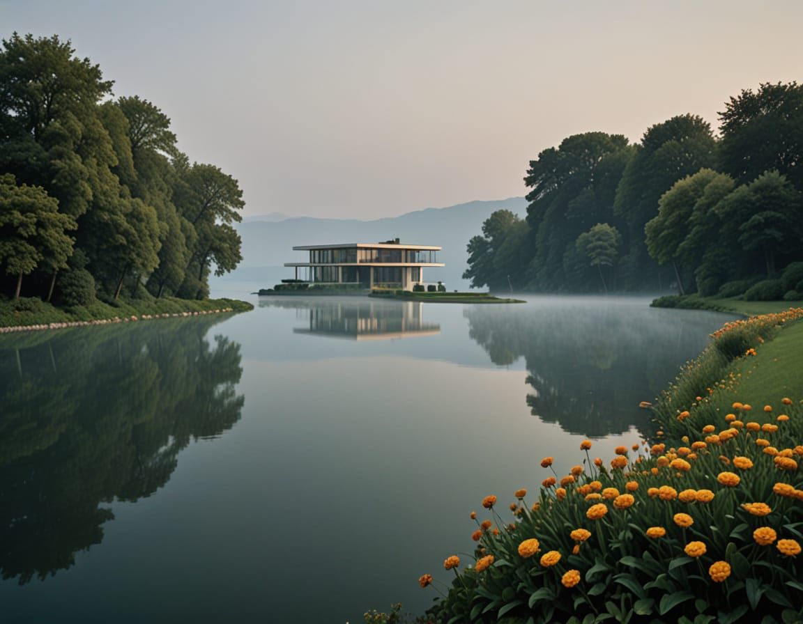 Modernist Villa Le Lac on Lake Geneva's Shores