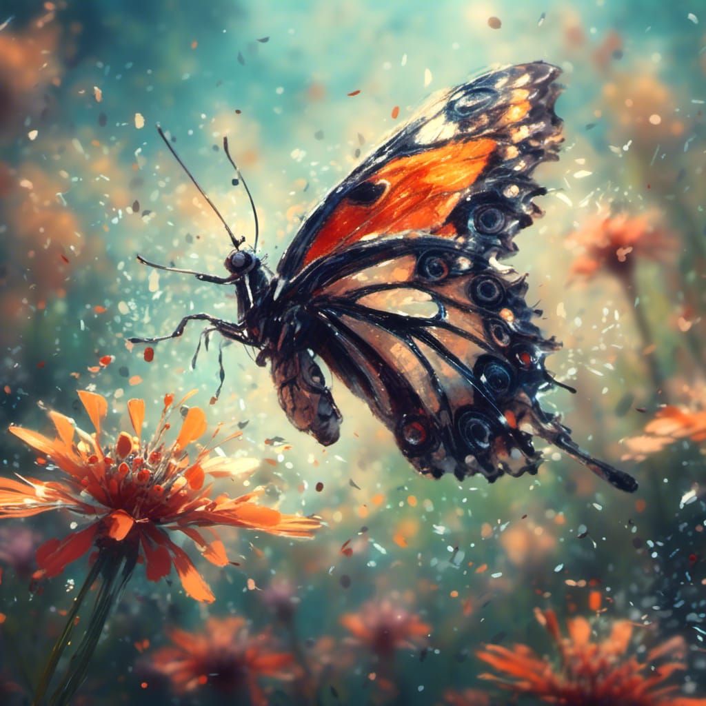 Drifting Butterfly in Hyper Speed Butterfly Race