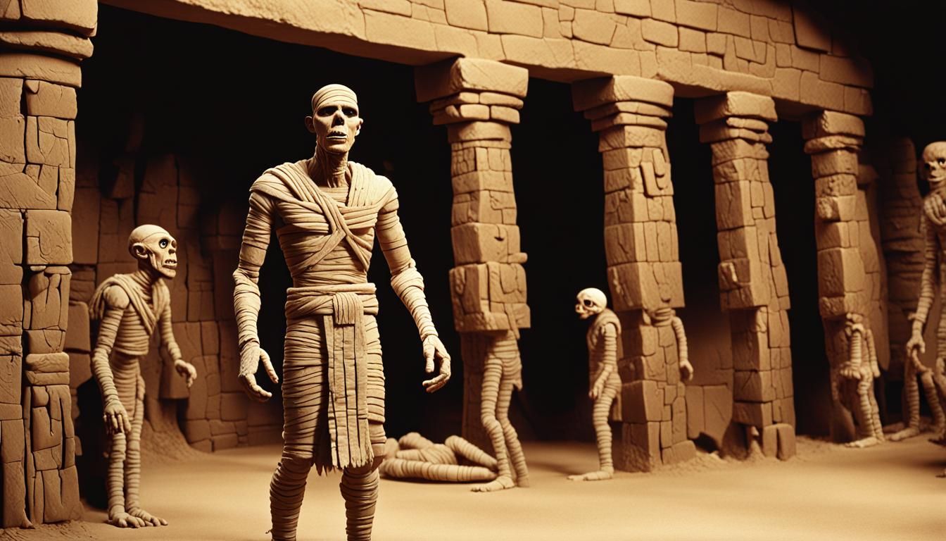 Claymation Mummy: Classic Movie Monster