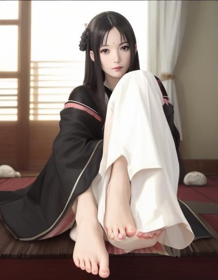 AI Image of Kaguya's Feet