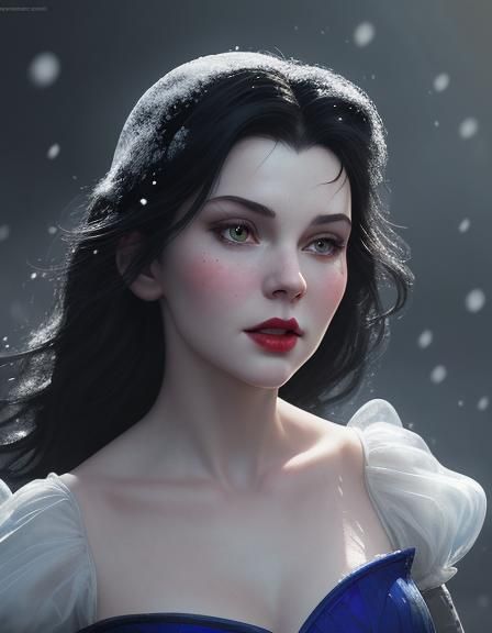 Dark Disney Snow White with Glass Apple