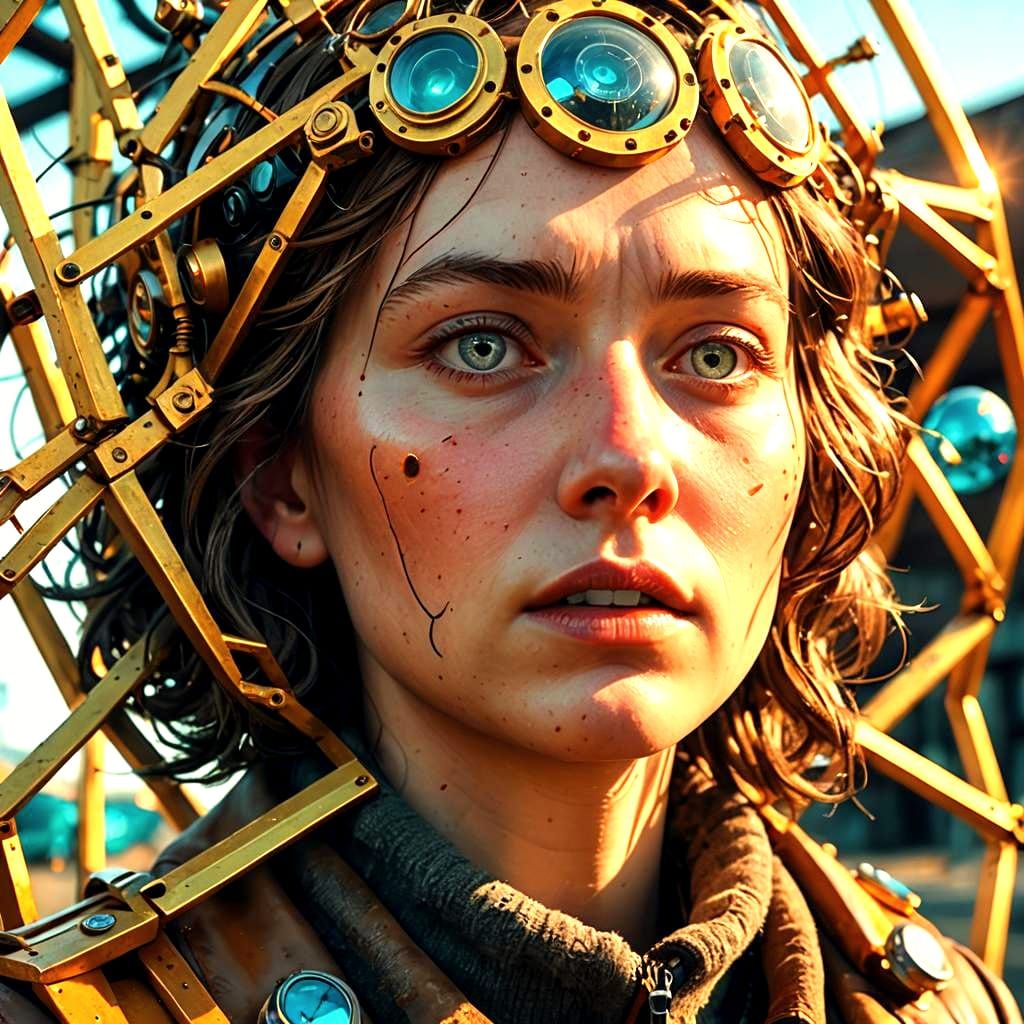 Surreal Landscape with Dreamlike Entities in Ethereal Lighti...