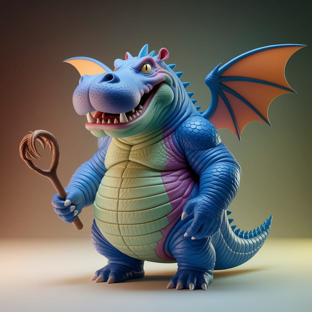 Mysterious Creature with Wings and a Dark Past