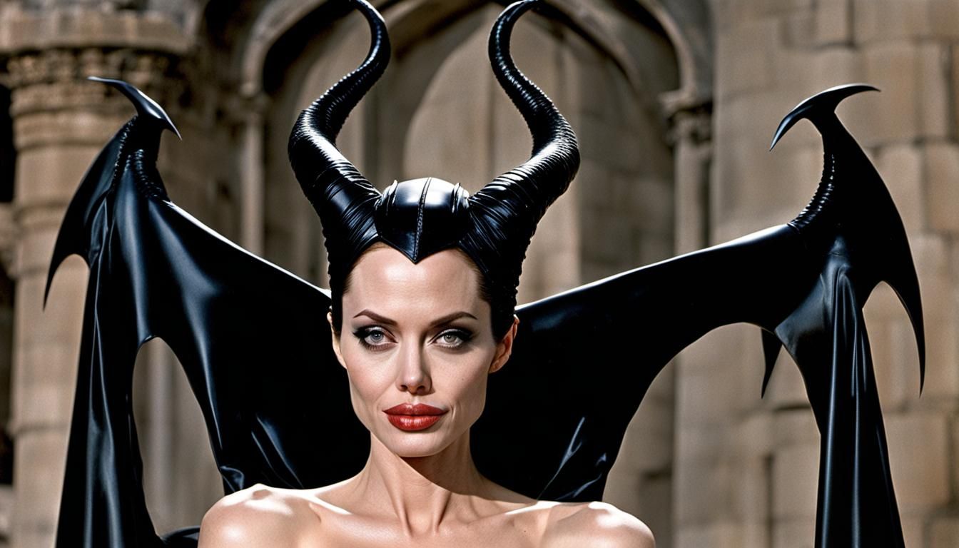 Angelina Jolie as Maleficent on Castle