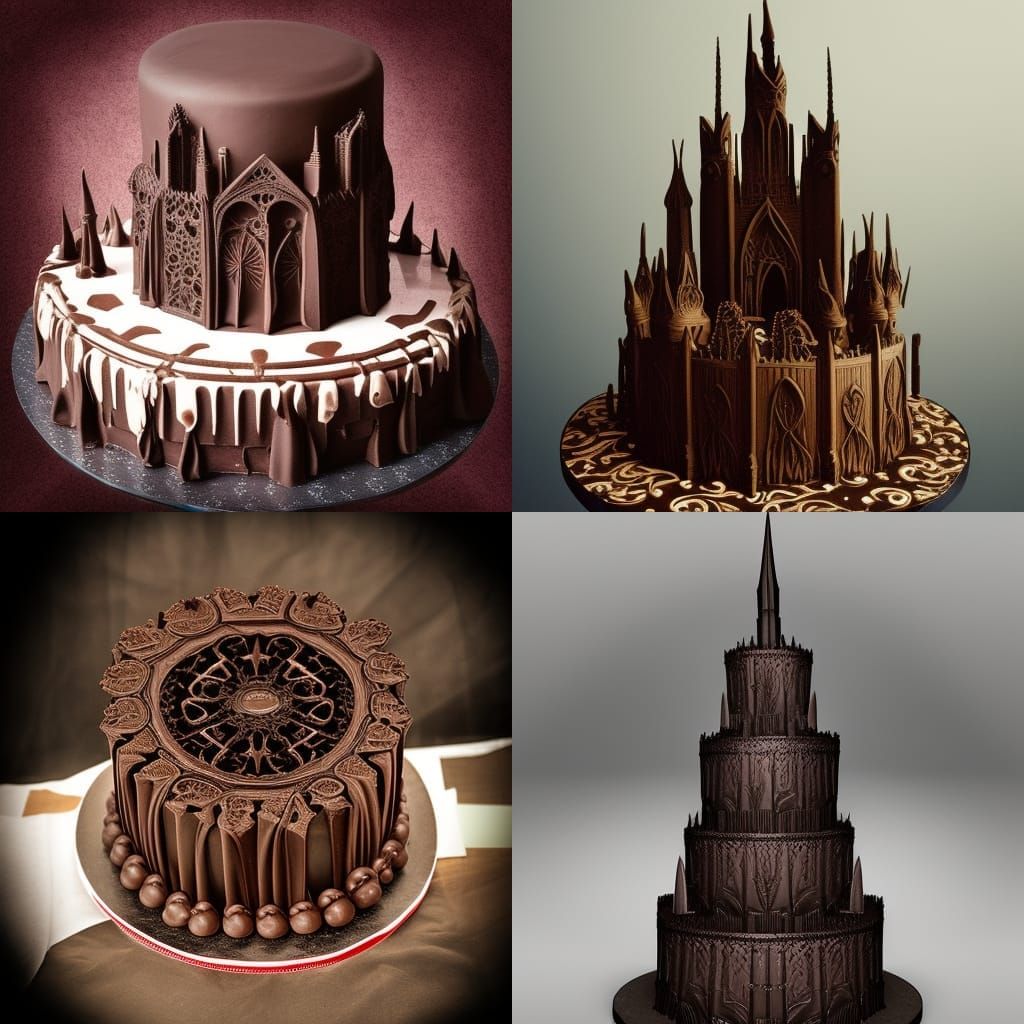 Chocolate Gothic cake