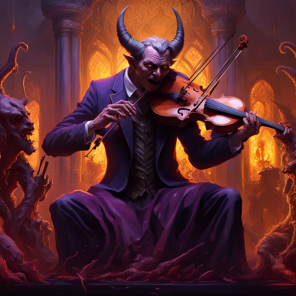 Demonic Band Concert: A Dark Fantasy Masterpiece