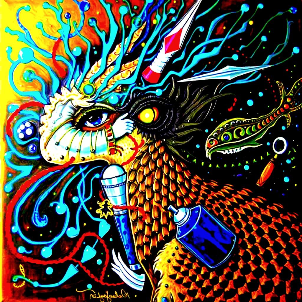 Abstract AI Interpretation of Intensity