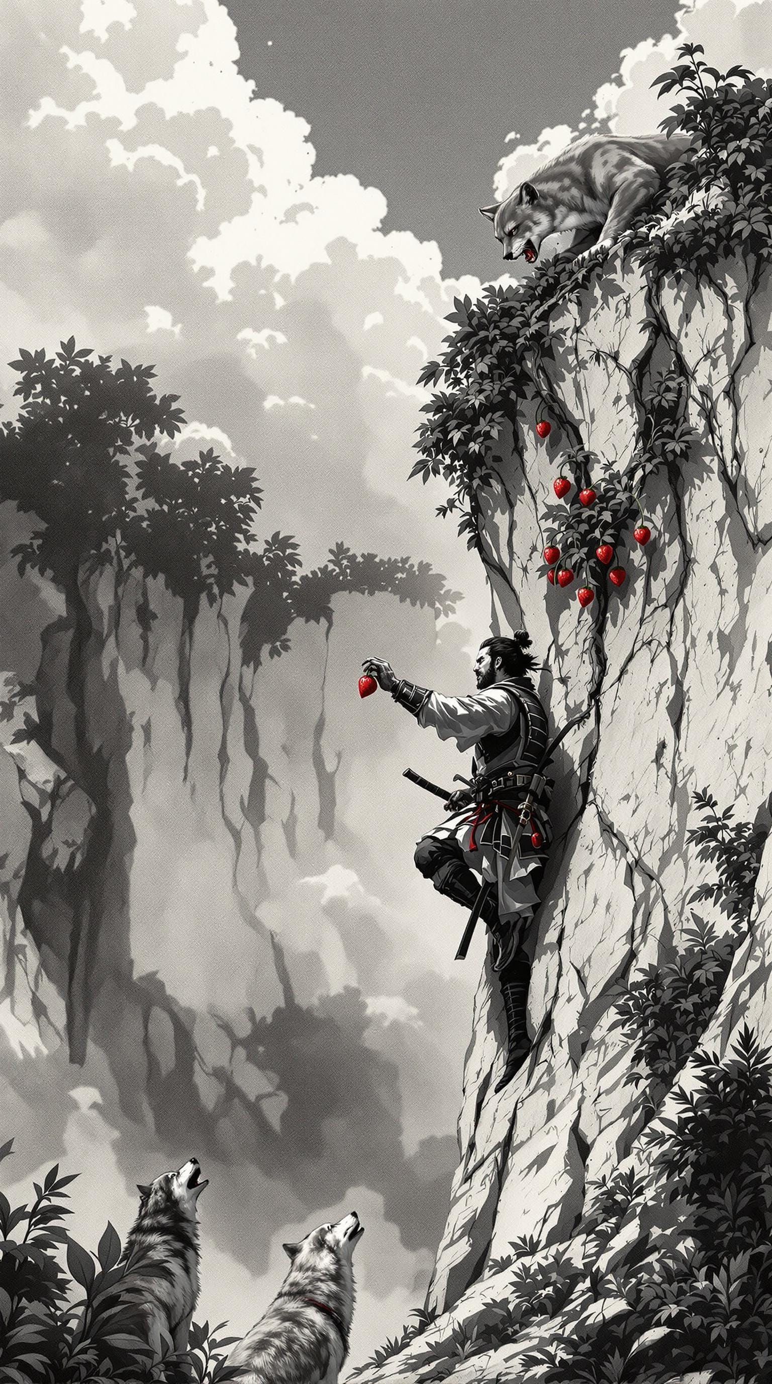 Samurai in Harmony with Nature