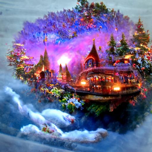 Ethereal Fantasy Landscape in Hyperdetailed Illustration