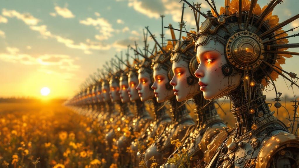 Steampunk Heliotropium Time-Lapse Series