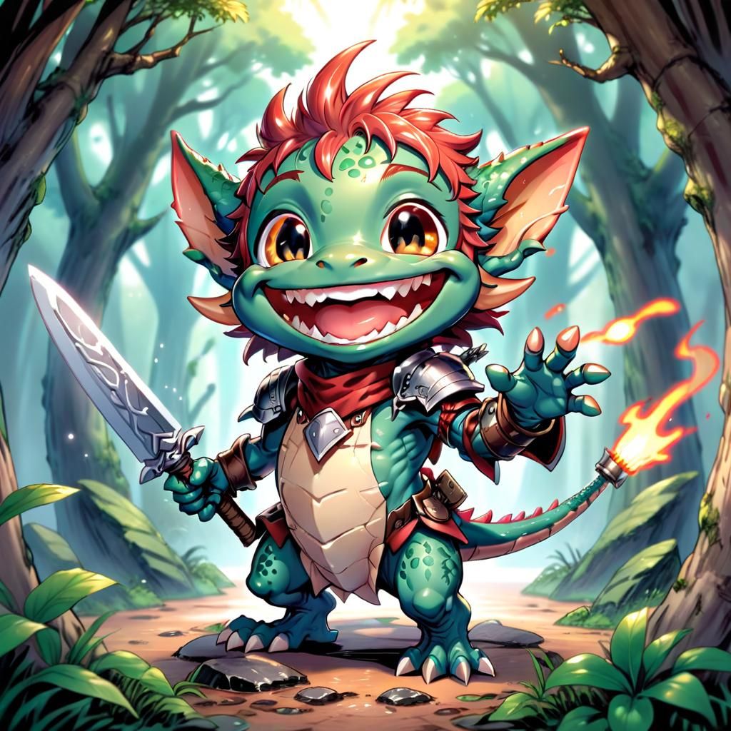 Koblander, the kobold charmander