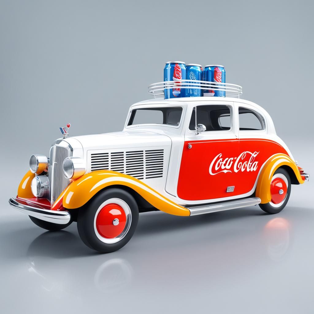 Coca-Cola Fanta Lipton Car Concept