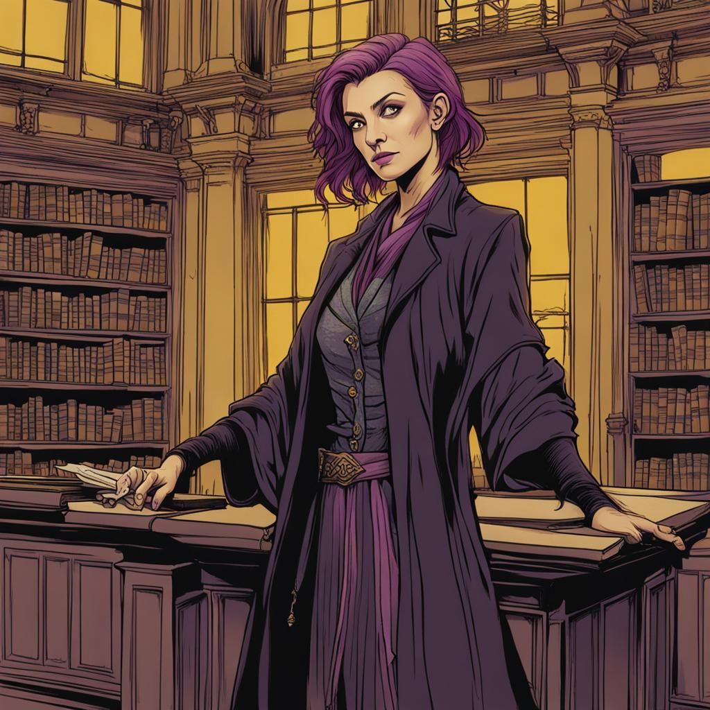 Nymphadora Tonks Visits Hogwarts as Alumni