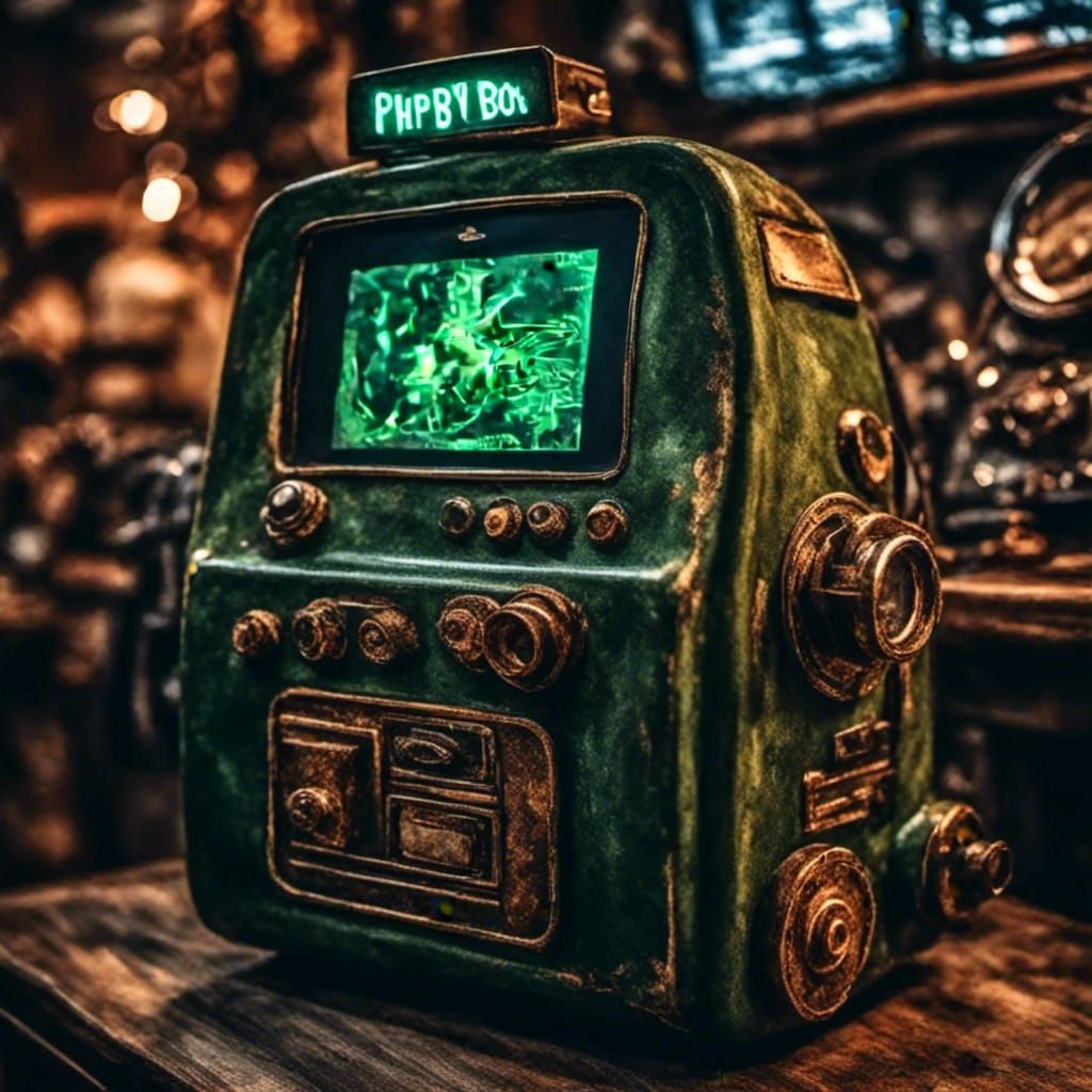 <lora:Igor the Magnificent:1.0>Pipboy