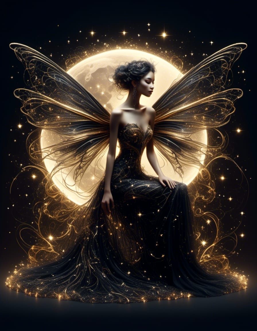 gothic moon fairy