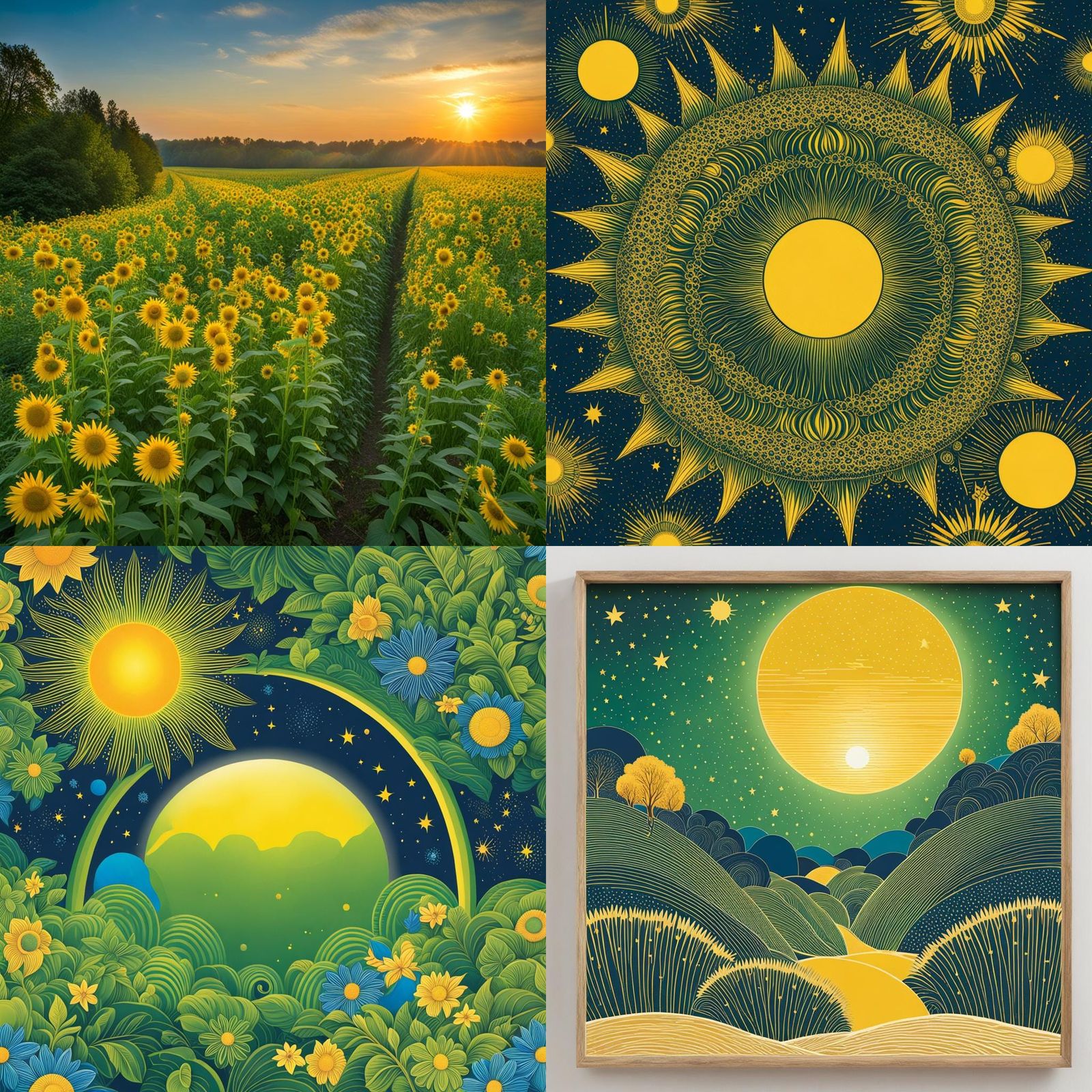 Fairytale Crescent Moon Orbiting the Sun