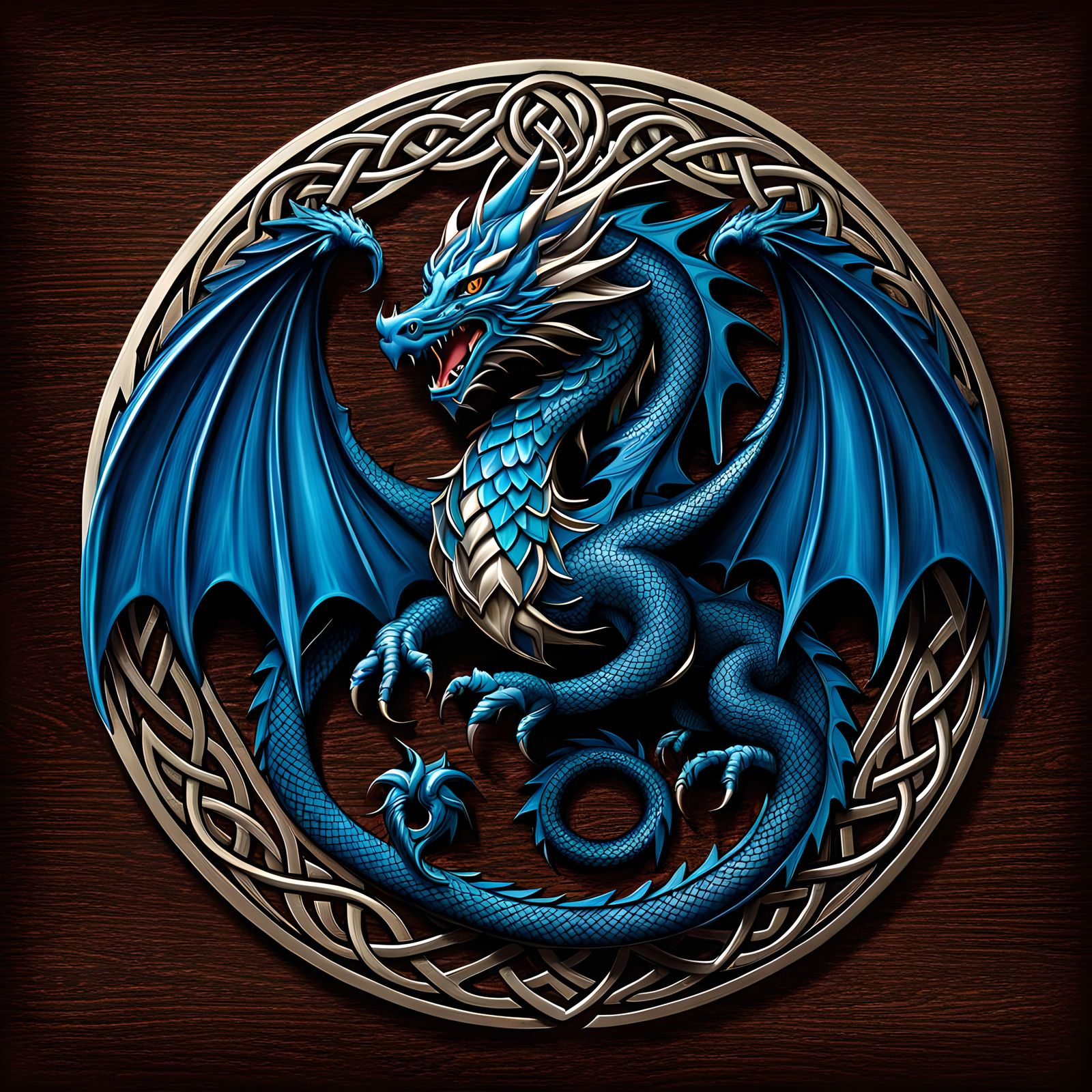 Blue Knot Dragon
