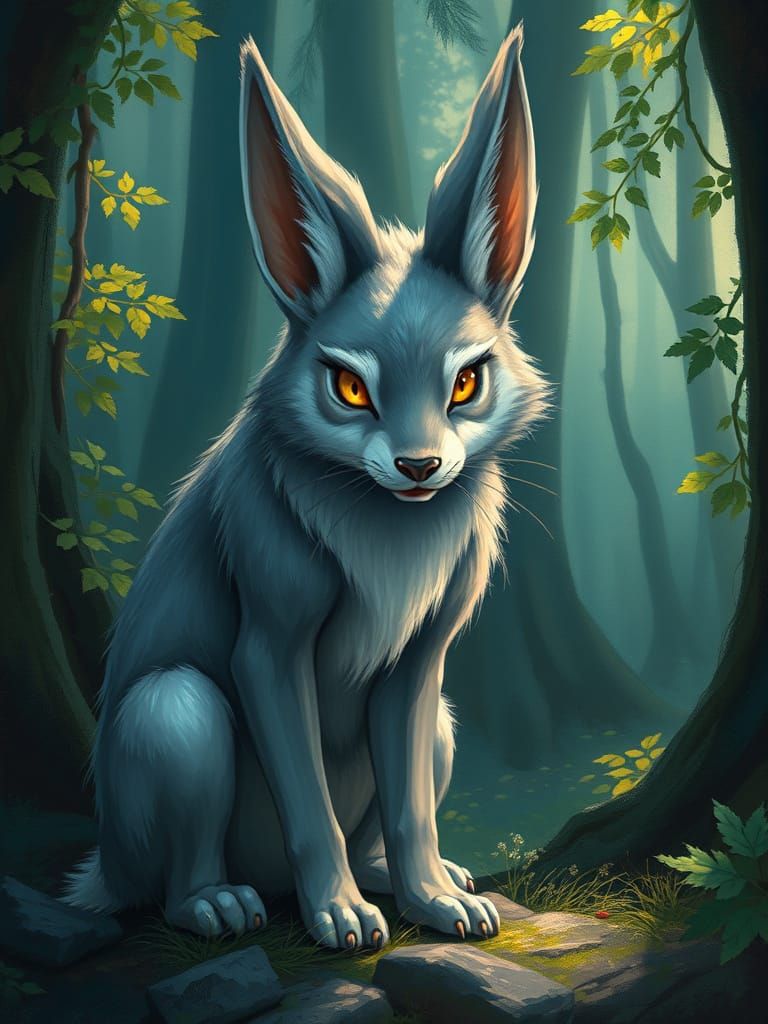 Rabbit Wolf Hybrid