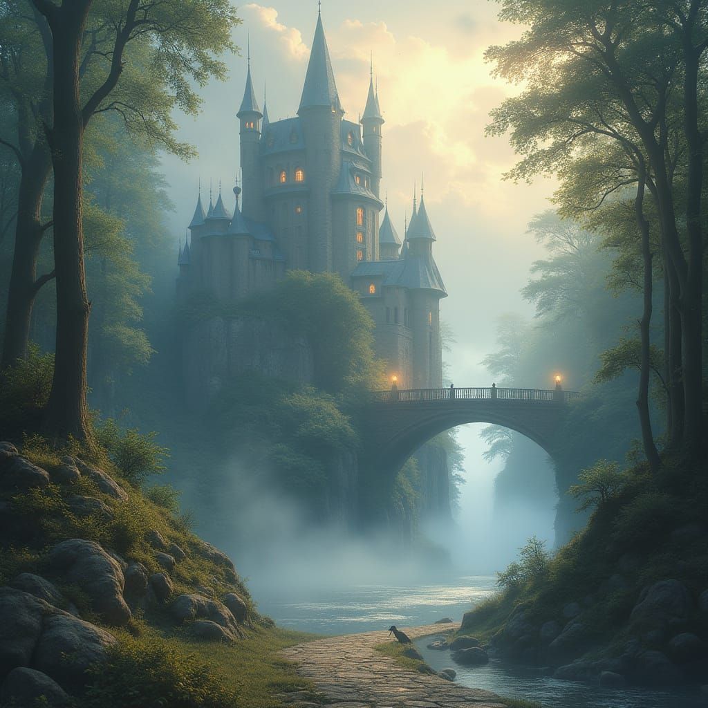 Whispers of Twilight in Enchanted Castle