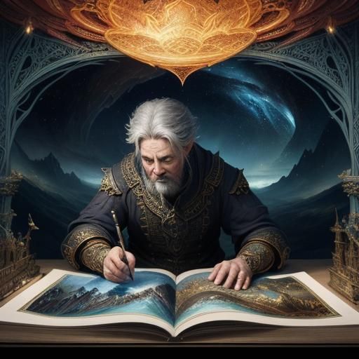 Magical Fantasy World Pop-Up Book Creation