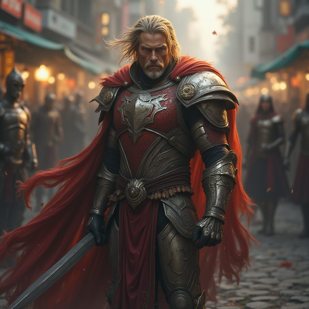 1970s Film Set with Man and Camera