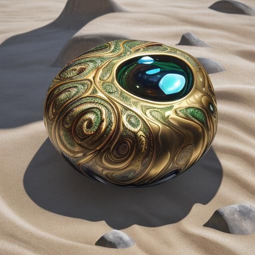 Metallic Abstract Sculptures in Style of Moore