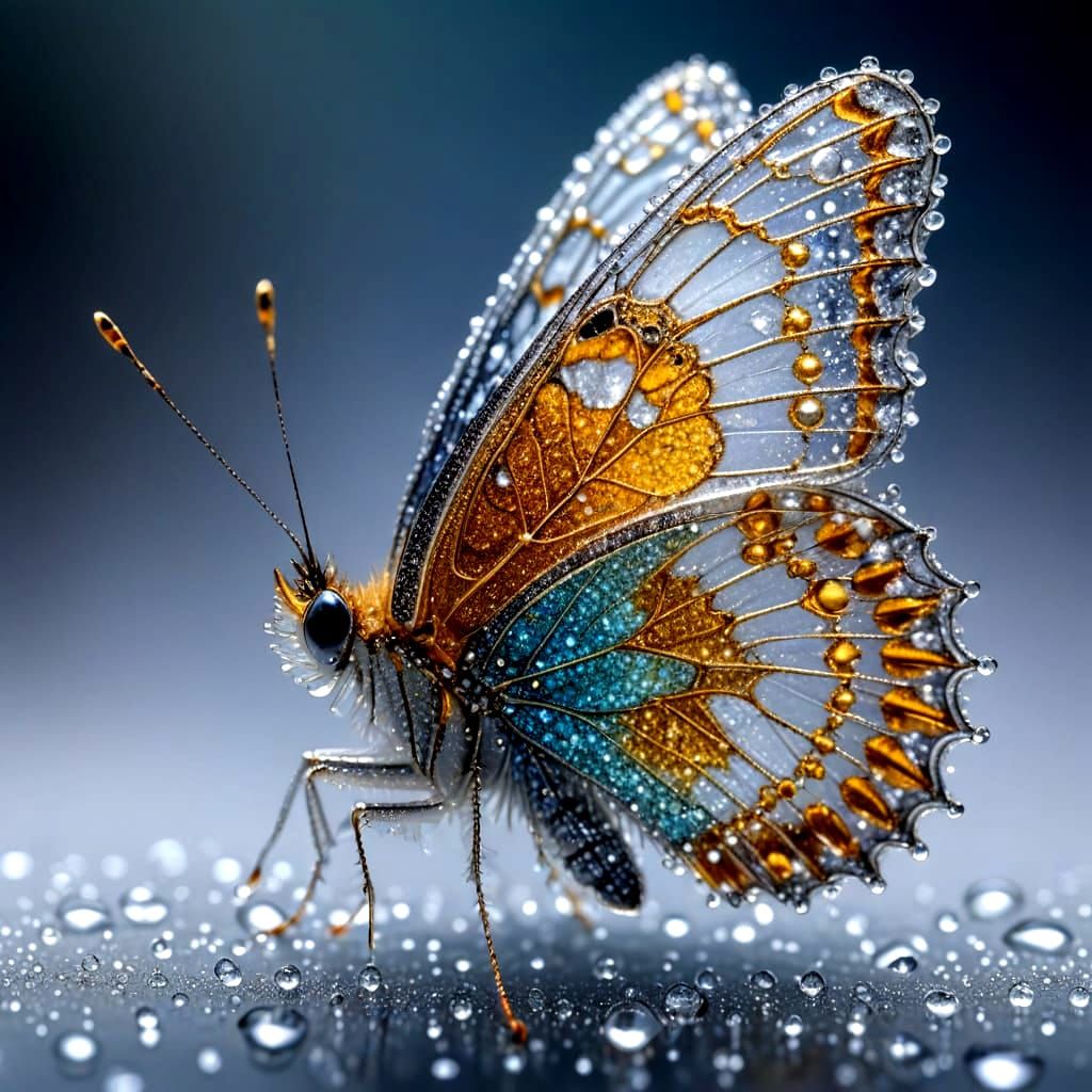 Lepidoptera "Morning Dew"