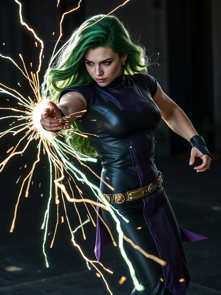 Polaris, Mistress of Magnetism, Controls Metal in Graphic St...