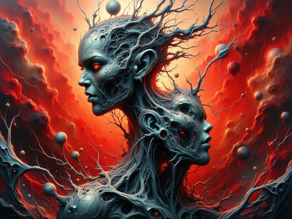 Surreal Nervous Breakdown in Liminal Space