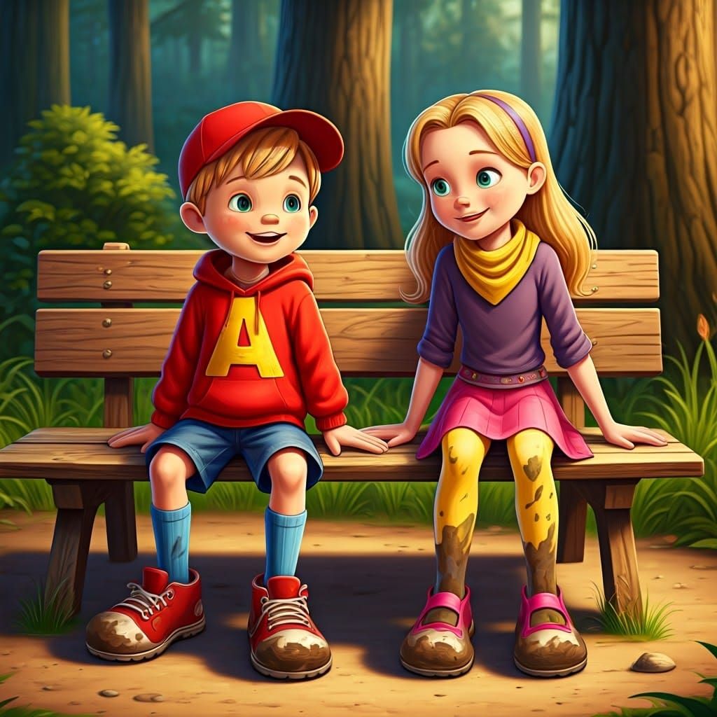 Alvin and Brittany Relaxing at Nature Reserve