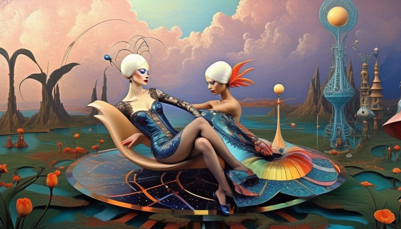 3D above view beautiful solarpunk aetherpunk idyllic utopian world with vast lush undulating landscape filled with thous...