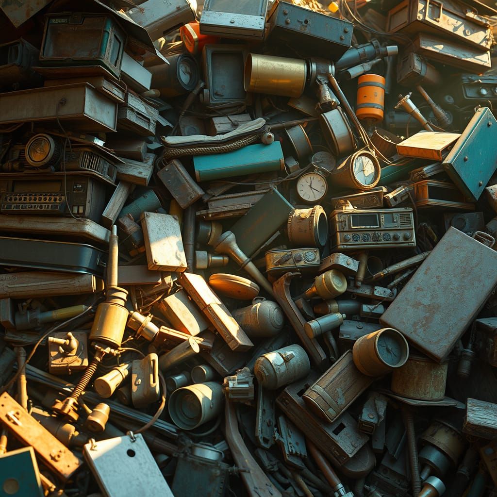 Forgotten Treasures in Warm Golden Light