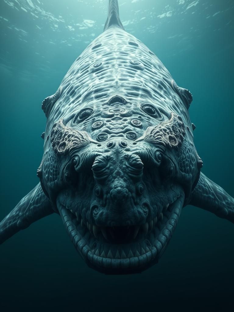 Colossal Cryptid Whale Shark Stares Piercingly