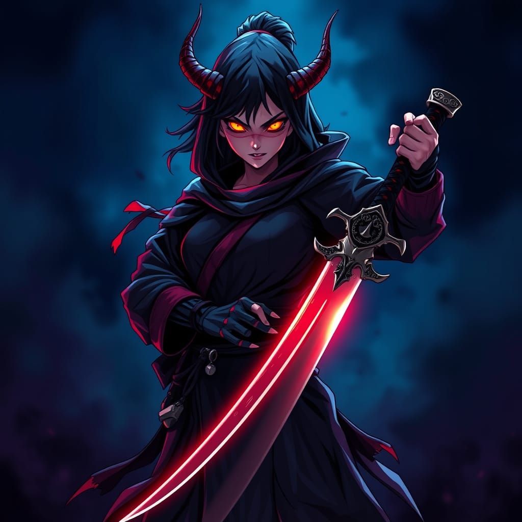 Dark Fantasy Ninja Goddess