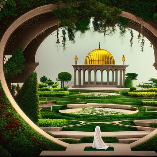 The Baháʼí Terraces, or the Hanging Gardens of Haifa