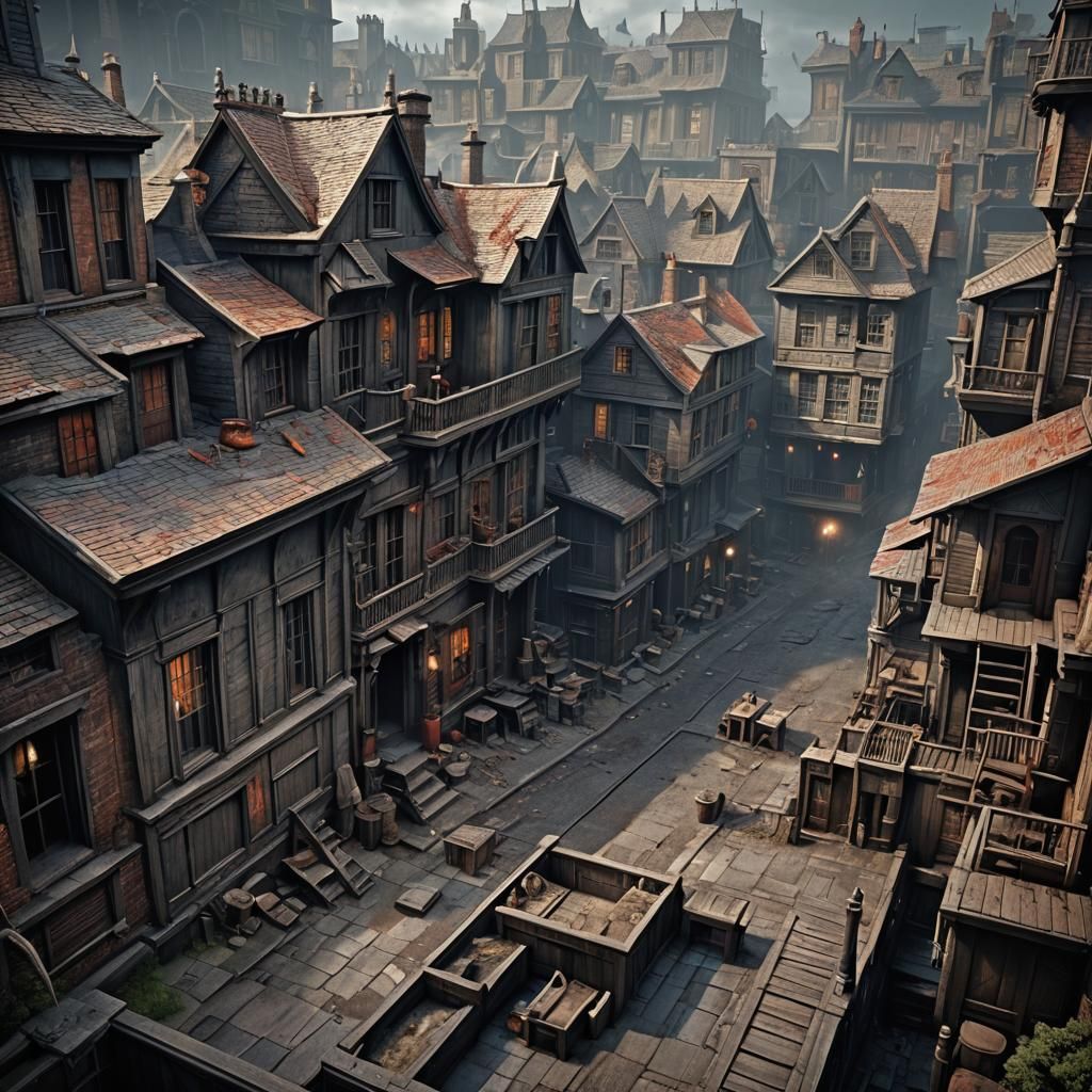 Fantastical Sweeny Todd Matte Painting