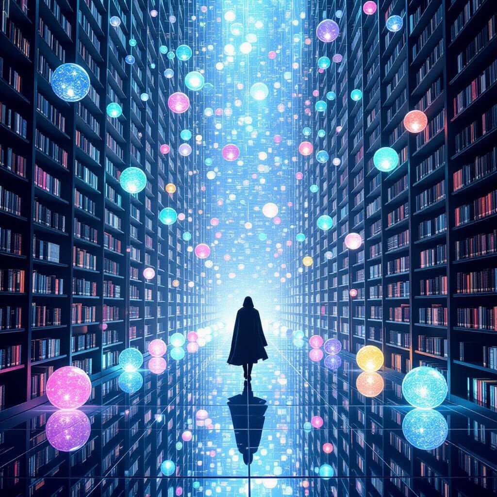 The Library of Unspoken Stories in Digital Matte Painting St...