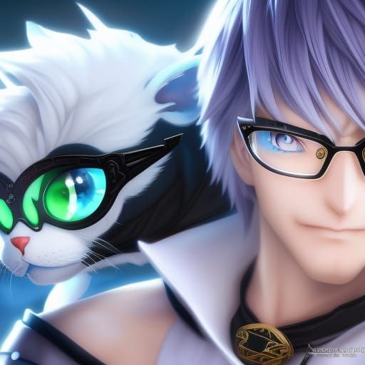 Catboy Thief Portrait in Grimdark Fantasy Style