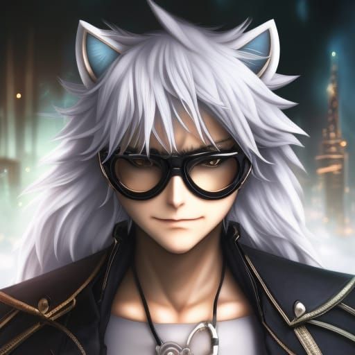 Catboy Thief Portrait in Grimdark Fantasy Style