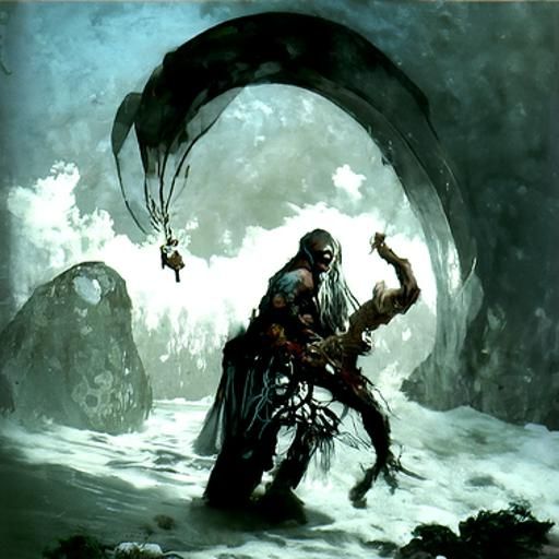 Rune Shaman Diving into the Wyrd