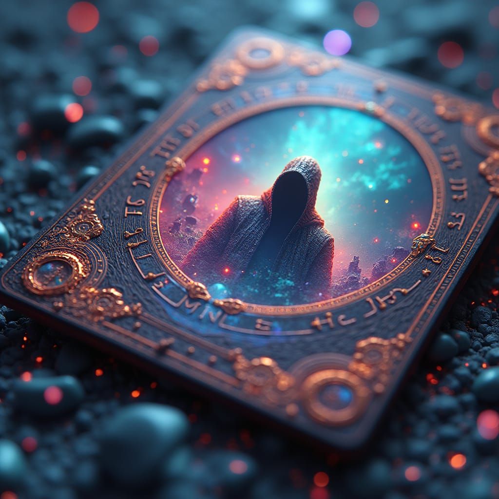 Mysterious Bonus Card with Biomechanical Details