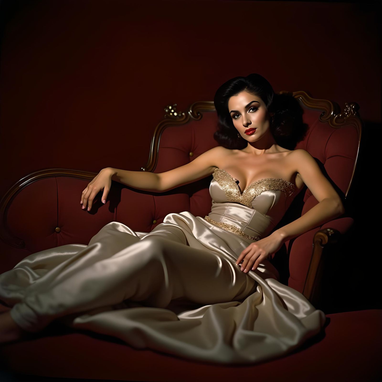 Raquel Welch in Silk: A Film Noir Portrait