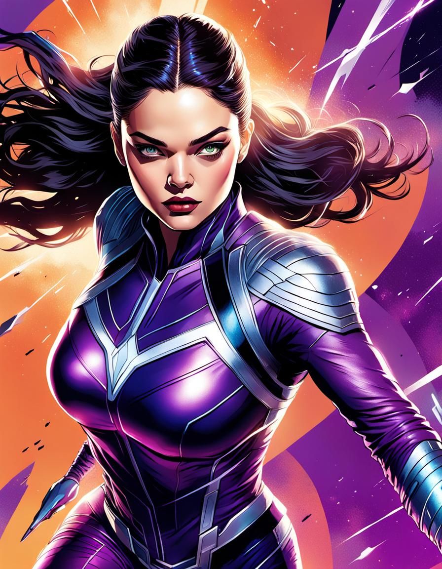 Saturn Girl Imra Ardeen Telepathic Heroine Comic Art