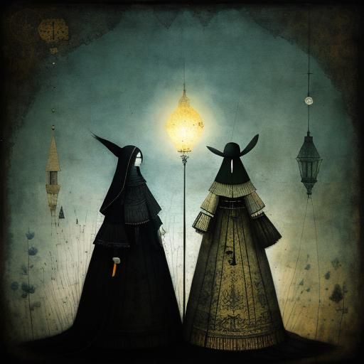 Light and Dark Art, Inspired by Mixed Media