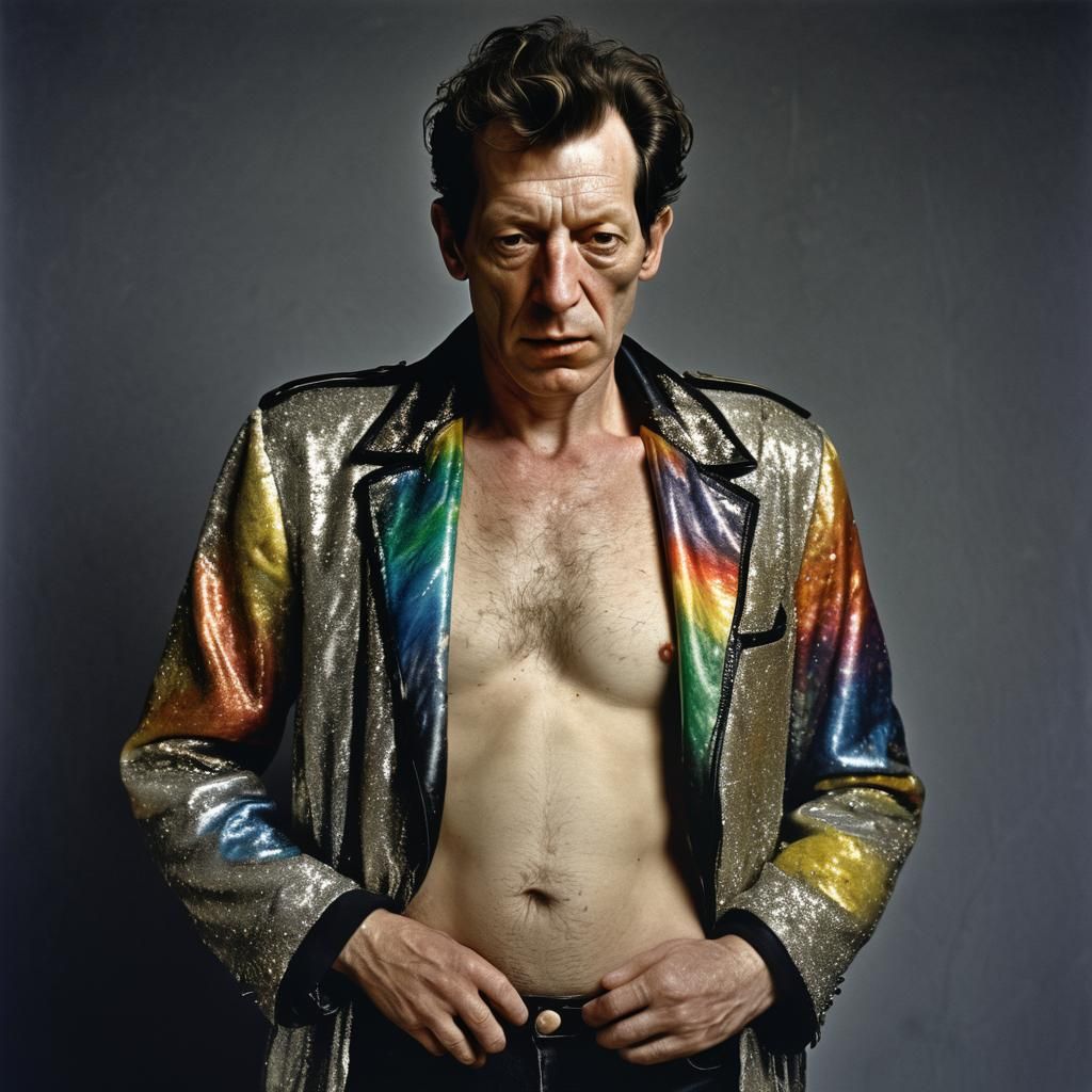 Rock Singer's Opium Dreams: Mapplethorpe-Inspired Photograph...