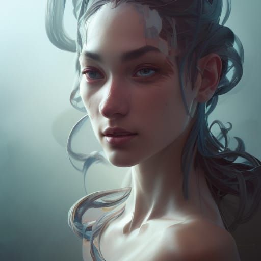 Detailed Portrait with Dynamic Lighting