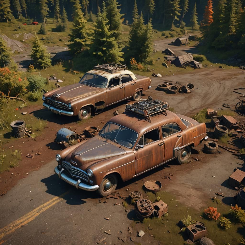 Rust Bros' Mike Hall Restores Old Car